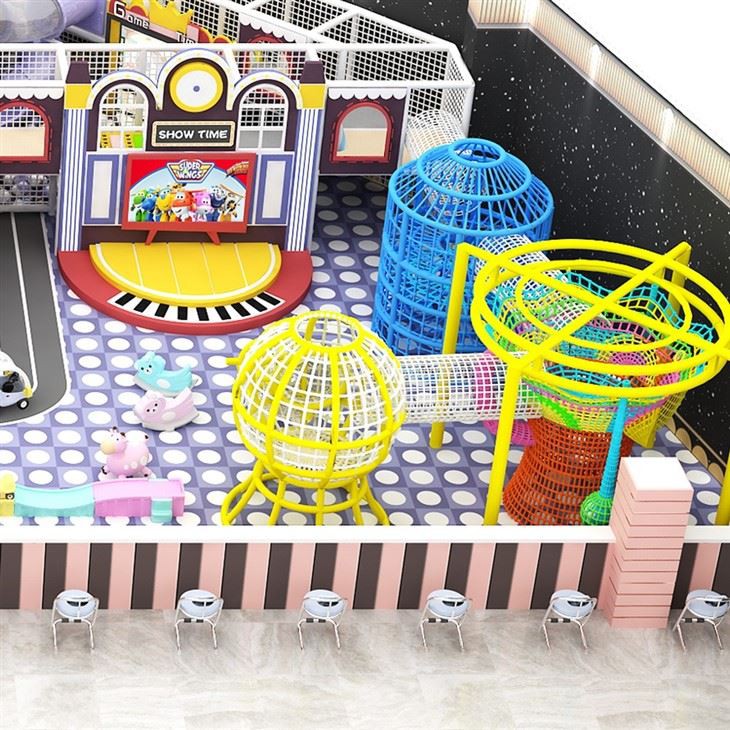rainbow net indoor playground